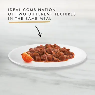 Ideal combination of two different textures in the same meal