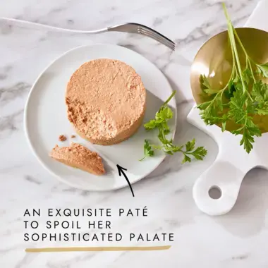 An exquisite pate to spoil her sophisticated palate