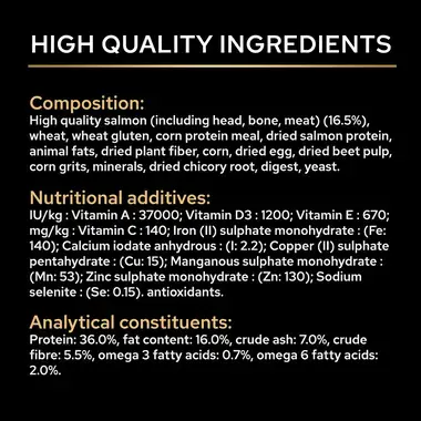 High quality ingredients