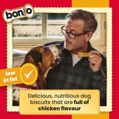 Bonio low in fat delicious, nutritious dog biscuits