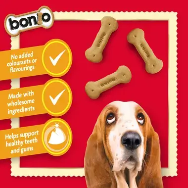 Bonio no added colourants or flavourings