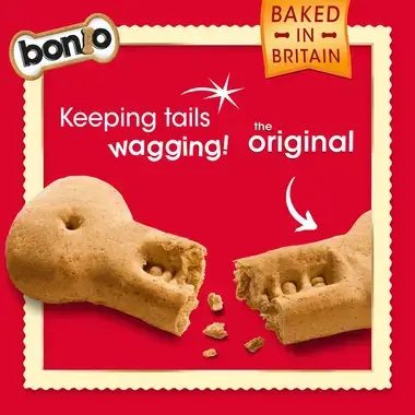Bonio the original keeping tails wagging