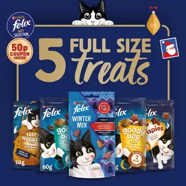 5 full size treats