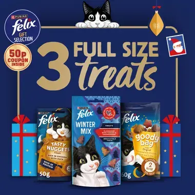 3 full size treats