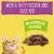 With a tasty chicken and duck mix