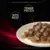 With beef, tender pieces