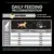 Daily feeding recommendation