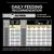 Daily feeding recommendation