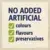 No added artificial colours, flavours, preservatives
