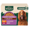 WINALOT® Meaty Chunks Senior Mixed in Gravy Beef and Chicken Wet Dog Food Pouch