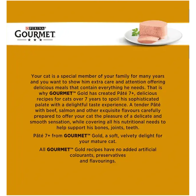 Gourmet gold senior pate selection 12x85g discount