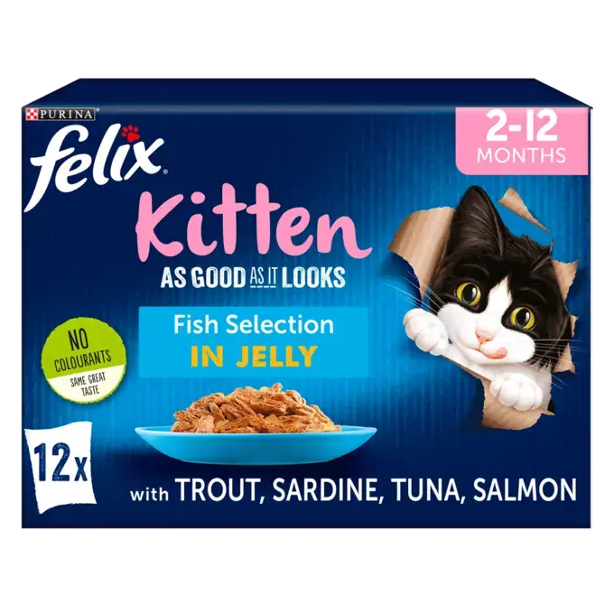 FELIX As Good As it Looks Kitten Selection Cat Food Purina