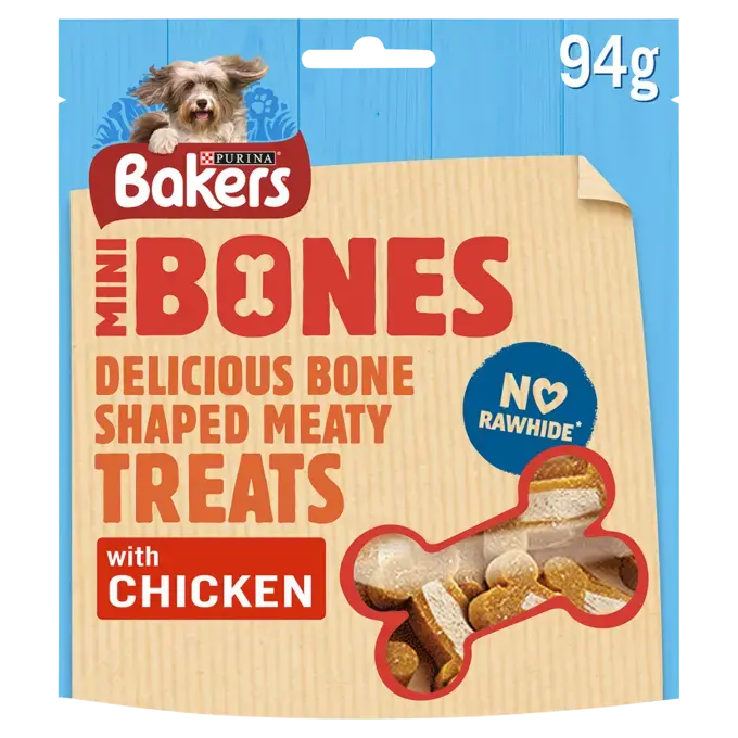 BAKERS Mini Bones Chicken Dog Treats Purina