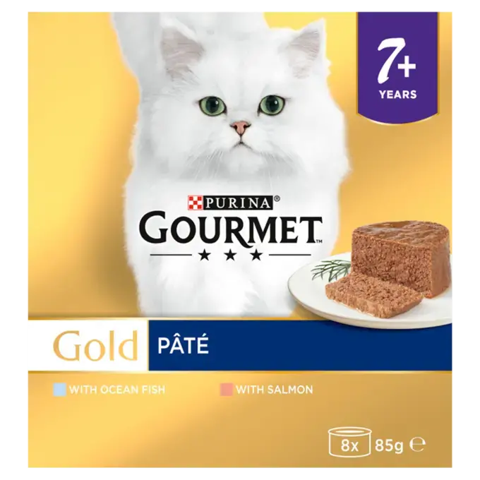 GOURMET Gold Pate With Fish Senior Cat Food Purina