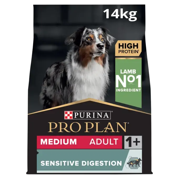 PRO PLAN Sensitive Digestion Medium Adult Dog Food Purina