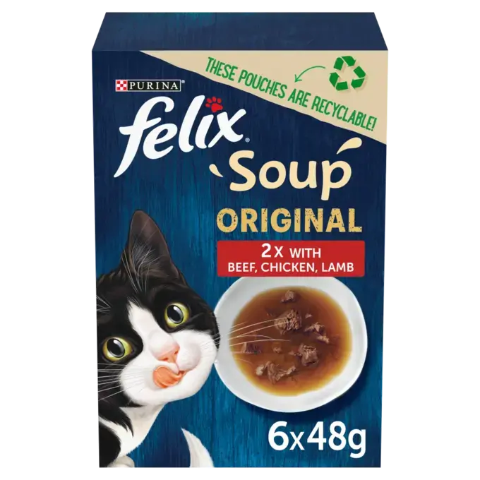 FELIX Soup Farm Selection Wet Cat Food Purina