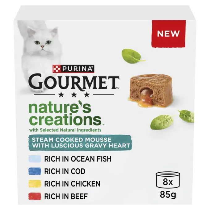 GOURMET Nature s Creations Gravy Heart Wet Cat Food Purina