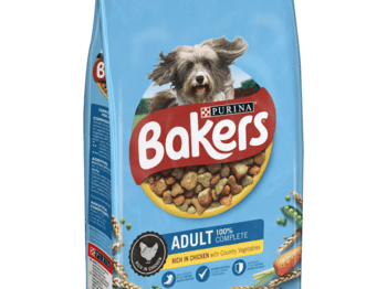 Bakers adult complete dog food package