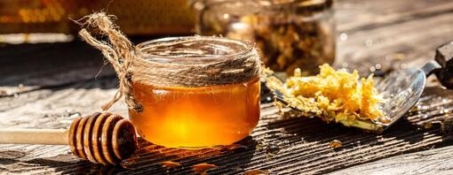 A jar of honey