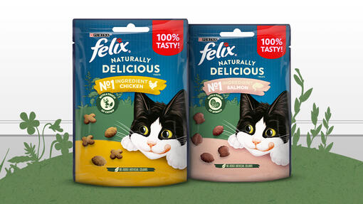 Felix Naturally Delicious two products
