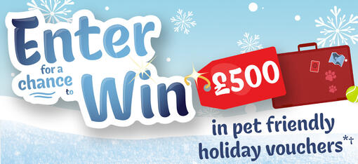 Enter for a chance to win £500 vouchers