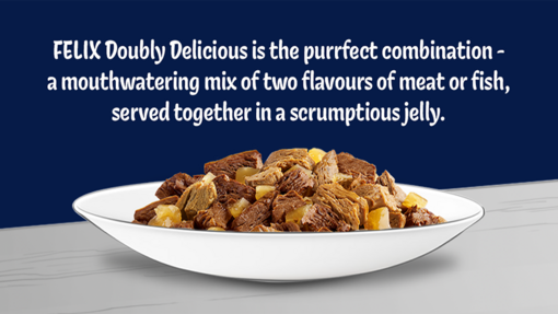 Felix Doubly Delicious is the purrfect combination