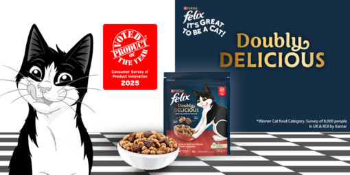 FELIX Doubly Delicious dry voted product of the year 2025