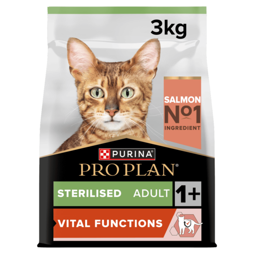 PRO PLAN® Vital Functions Sterilised Salmon Dry Cat Food
