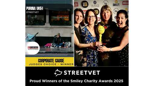 StreetVet and Purina at the Smiley Charity Awards 2025