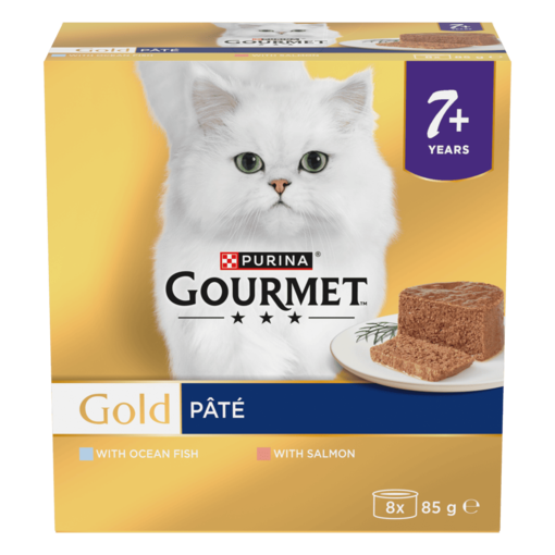 Gourmet™ Gold Senior Pate Selection Fish Wet Cat Food