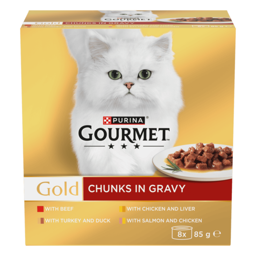 GOURMET™ Gold Chunks in Gravy Collection Wet Cat Food