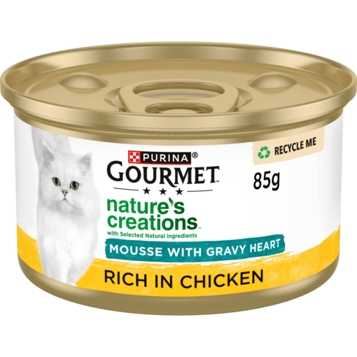 GOURMET™ Nature's Creations Gravy Heart Chicken Wet Cat Food