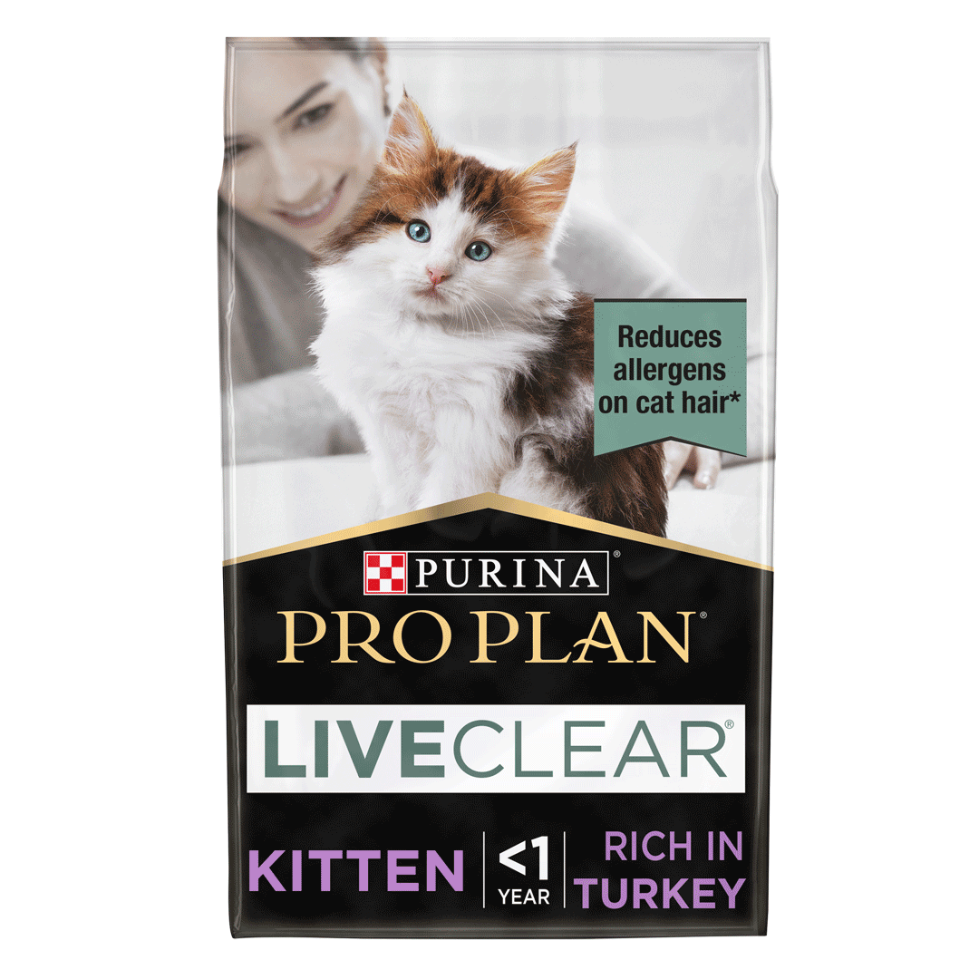 PRO PLAN® Kitten Allergen Reducing LIVECLEAR® Turkey Dry Cat Food