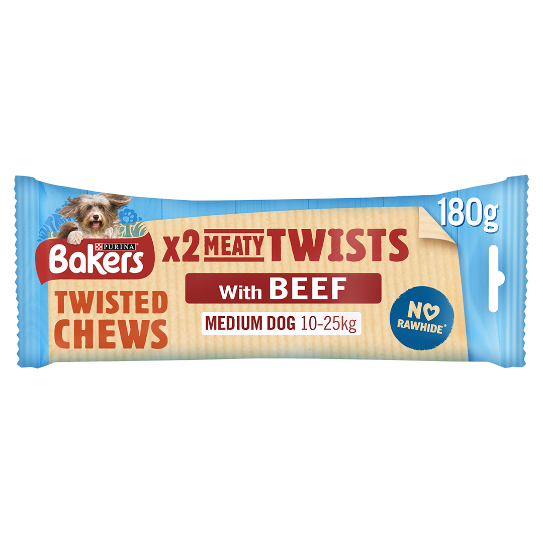 Bakers Meaty Twists with Beef