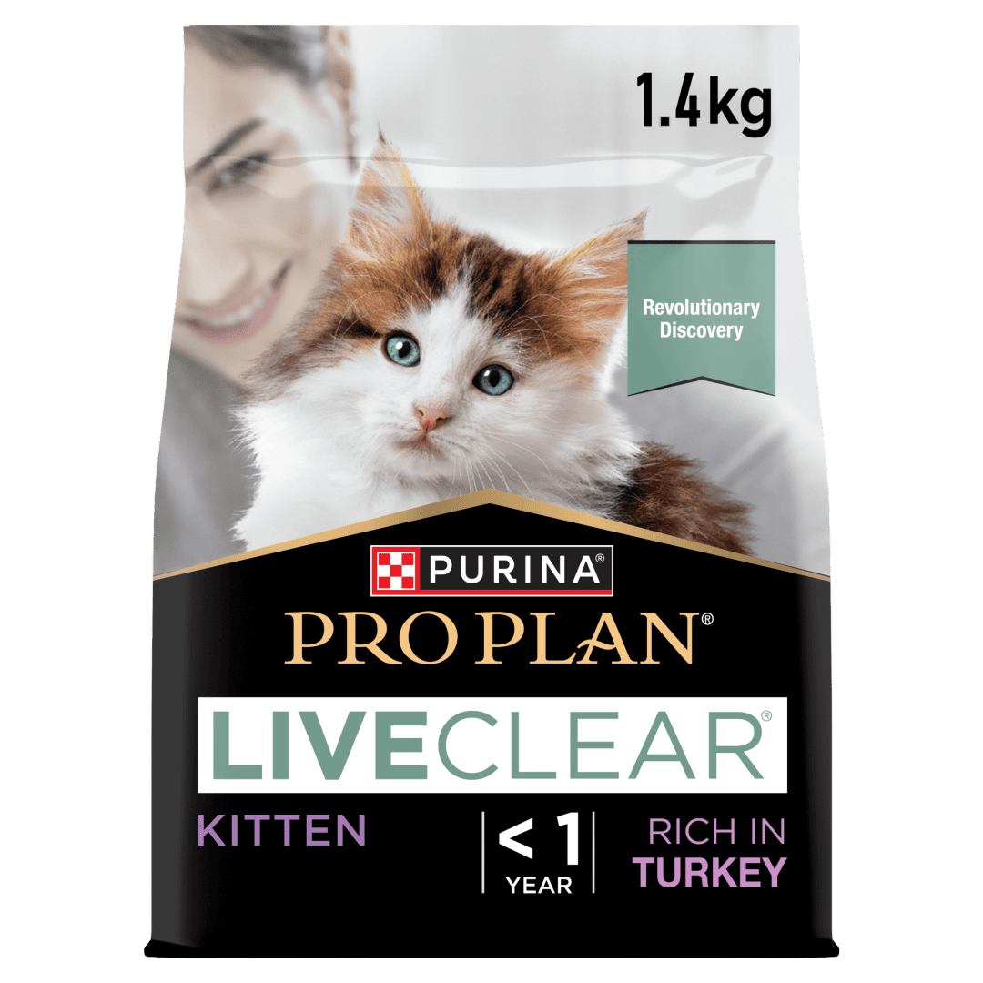 PRO PLAN® Kitten Allergen Reducing LIVECLEAR® Turkey Dry Cat Food