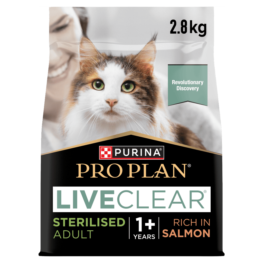 PRO PLAN® Allergen Reducing Sterilised LIVECLEAR® Salmon Dry Cat Food