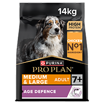 PRO PLAN® Medium and Large Adult 7+ Age Defence Chicken Dry Dog Food