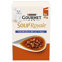 GOURMET® Soup Royale (Salmon, Cod, Plaice) Wet Cat Food