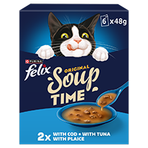 FELIX® Soup Original Fish Selection Wet Cat Food
