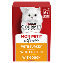 GOURMET® Mon Petit Meaty Variety (Duck, Chicken and Turkey) Wet Cat Food