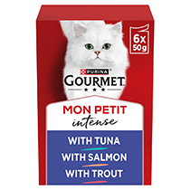 GOURMET® Mon Petit Fish Variety (Tuna, Salmon and Trout) Wet Cat Food