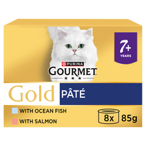 Gourmet™ Gold Senior Pate Selection Fish Wet Cat Food